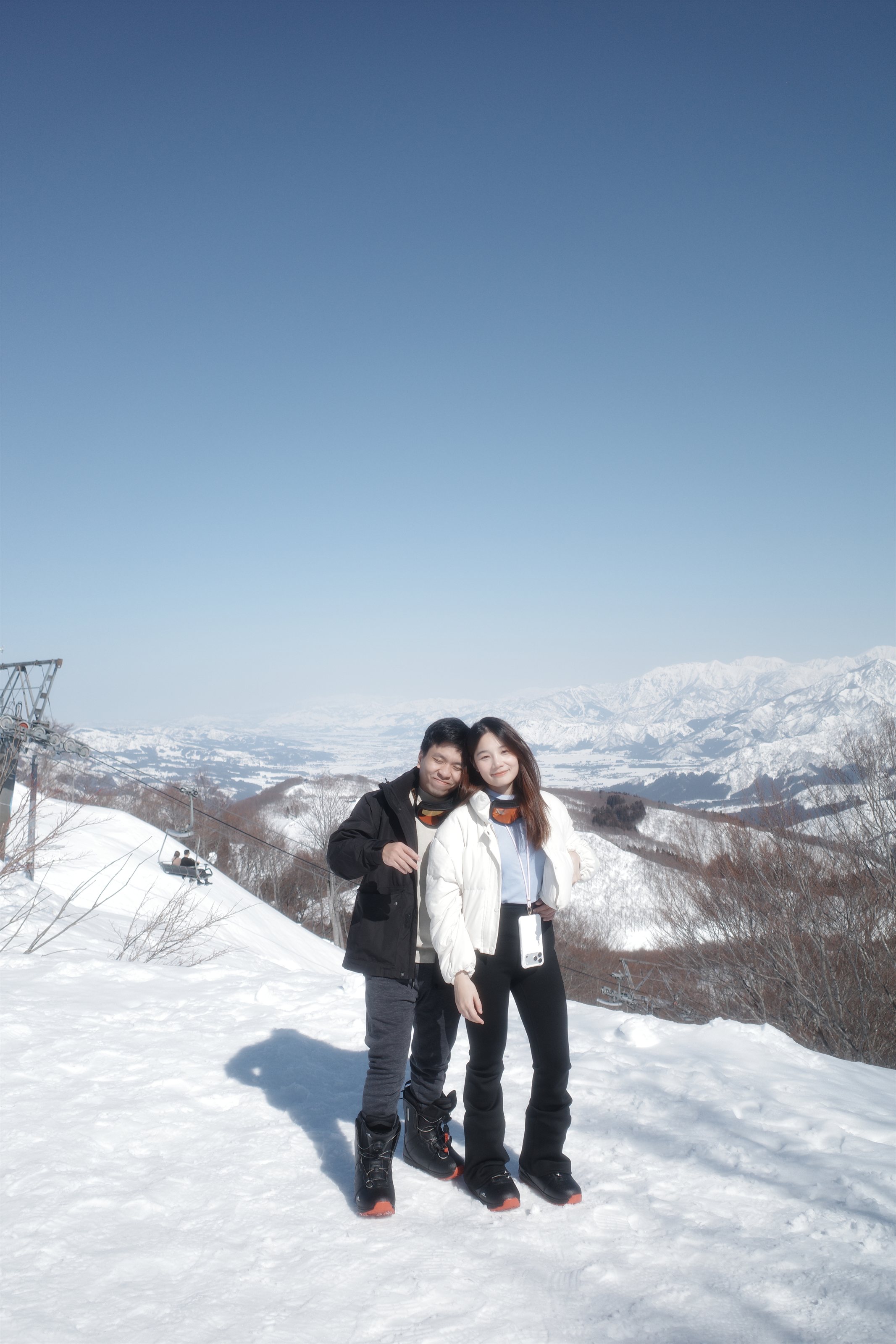 Couple in snow